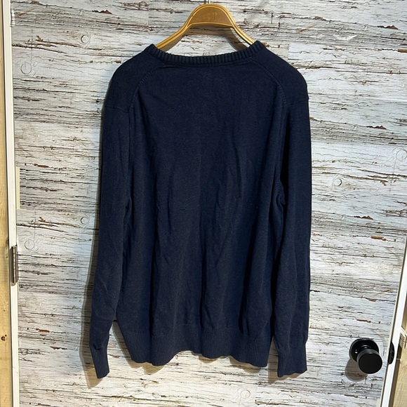🚩 Eddie Bauer long sleeve  v-neck sweater size large - Picture 6 of 9